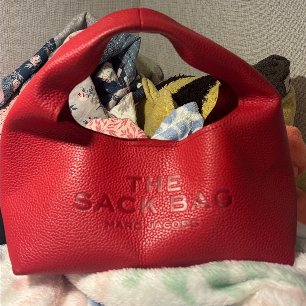 Marc Jacobs Vibrant Red Sack Bag